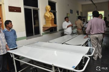 Sai Dharam Tej and Pawan Kalyan Fans Donated Stretchers To Gandhi Hospital